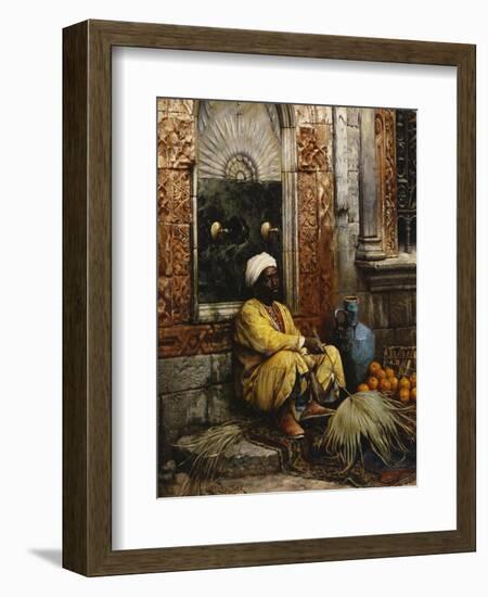 The Orange Seller-Ludwig Deutsch-Framed Giclee Print