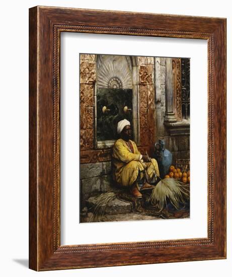 The Orange Seller-Ludwig Deutsch-Framed Giclee Print