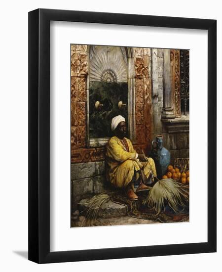 The Orange Seller-Ludwig Deutsch-Framed Giclee Print