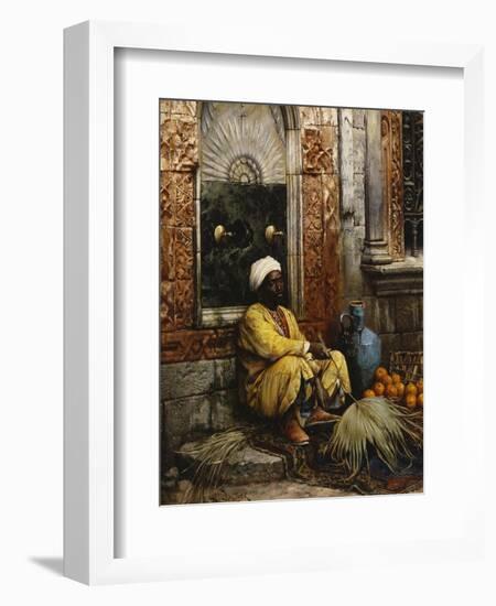 The Orange Seller-Ludwig Deutsch-Framed Giclee Print