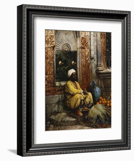 The Orange Seller-Ludwig Deutsch-Framed Giclee Print