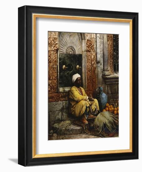 The Orange Seller-Ludwig Deutsch-Framed Giclee Print