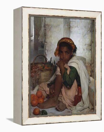 The Orange Seller-Felix-Auguste Clement (Circle of)-Framed Premier Image Canvas