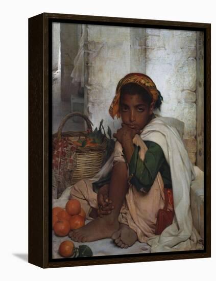 The Orange Seller-Felix-Auguste Clement (Circle of)-Framed Premier Image Canvas