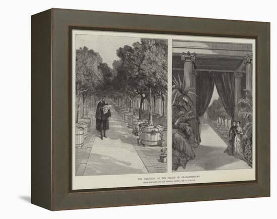 The Orangery at the Palace of Charlottenburg-William 'Crimea' Simpson-Framed Premier Image Canvas