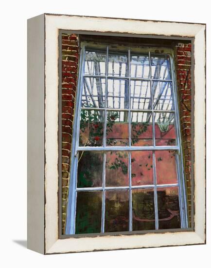 The orangery window, 2012,-Helen White-Framed Premier Image Canvas