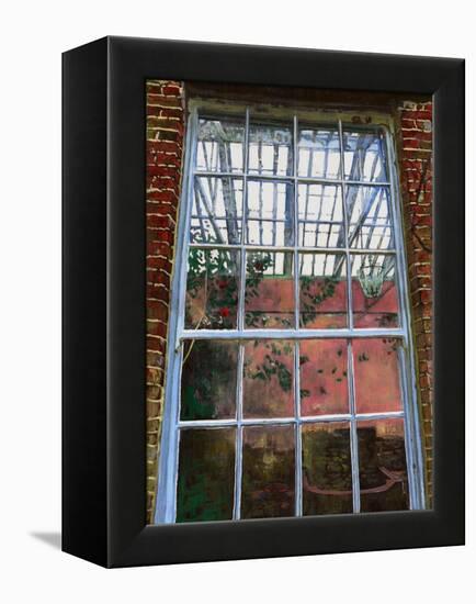 The orangery window, 2012,-Helen White-Framed Premier Image Canvas