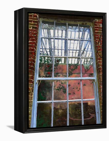 The orangery window, 2012,-Helen White-Framed Premier Image Canvas