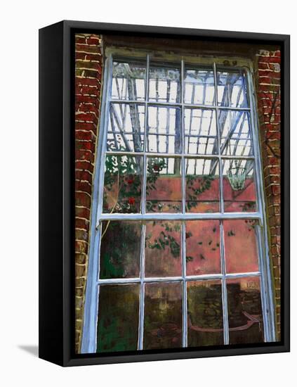 The orangery window, 2012,-Helen White-Framed Premier Image Canvas