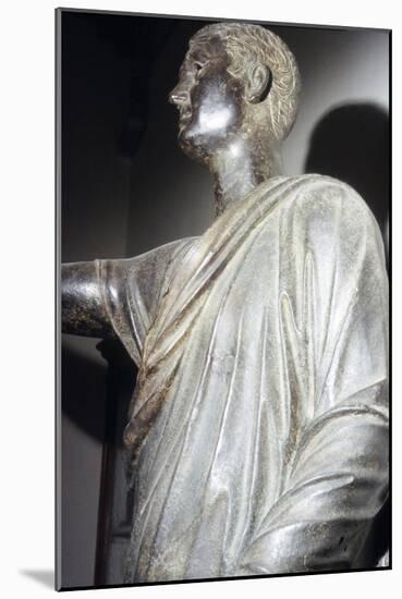 The Orator, Etruscan Bronze, detail, 1st century BC-Unknown-Mounted Giclee Print