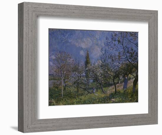 The Orchard, 1881-Alfred Sisley-Framed Giclee Print