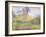 The orchard, c. 1874 (oil on canvas)-Claude Monet-Framed Giclee Print