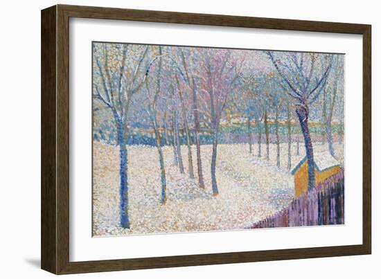 The Orchard in the Snow-Hippolyte Petitjean-Framed Giclee Print