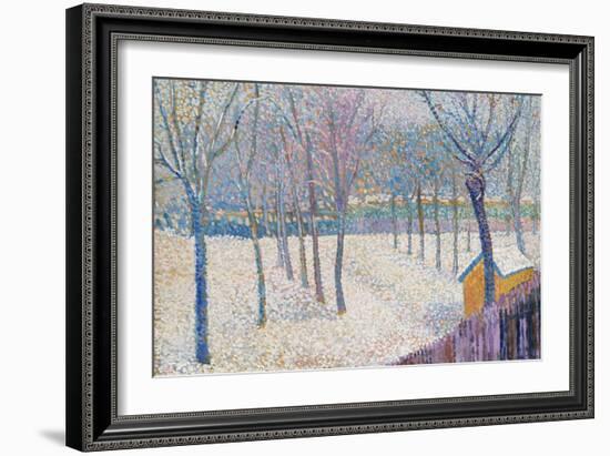 The Orchard in the Snow-Hippolyte Petitjean-Framed Giclee Print
