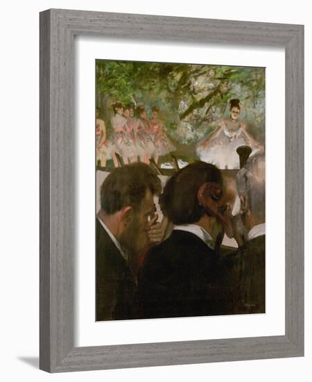 The Orchestra, 1870-1871 and 1874-1876-Edgar Degas-Framed Giclee Print