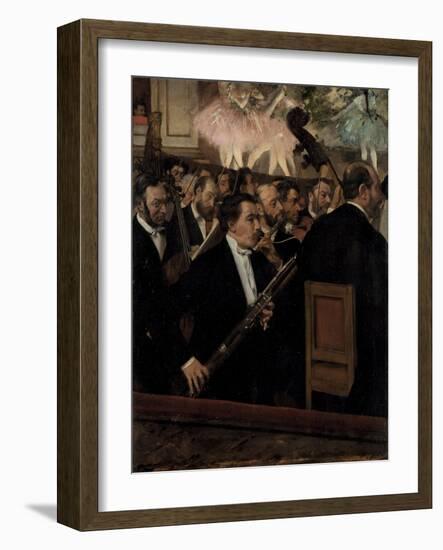 The Orchestra at the Opera, C. 1870-Edgar Degas-Framed Giclee Print