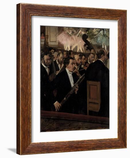 The Orchestra at the Opera, C. 1870-Edgar Degas-Framed Giclee Print