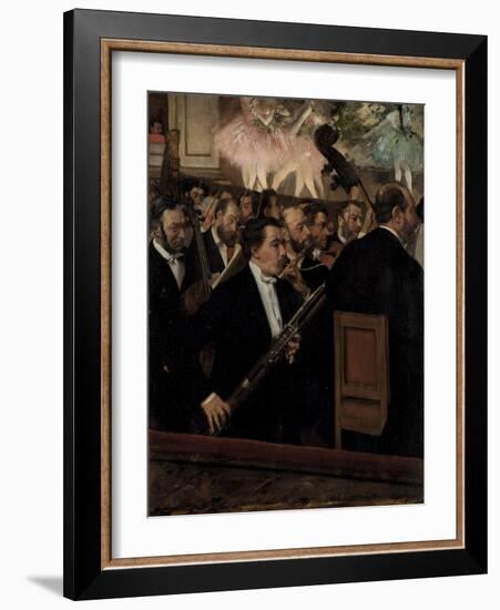 The Orchestra at the Opera, C. 1870-Edgar Degas-Framed Giclee Print