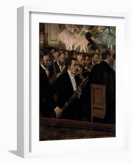 The Orchestra at the Opera, C. 1870-Edgar Degas-Framed Giclee Print