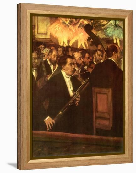 The Orchestra of the Opera, 1868-Edgar Degas-Framed Premier Image Canvas