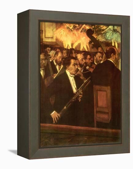 The Orchestra of the Opera, 1868-Edgar Degas-Framed Premier Image Canvas