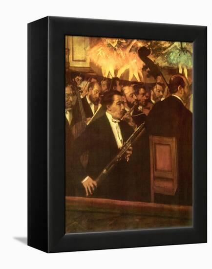 The Orchestra of the Opera, 1868-Edgar Degas-Framed Premier Image Canvas
