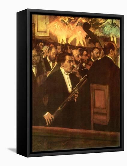 The Orchestra of the Opera, 1868-Edgar Degas-Framed Premier Image Canvas