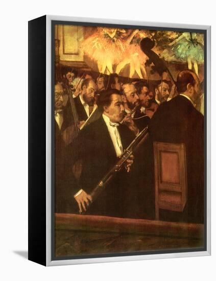 The Orchestra of the Opera, 1868-Edgar Degas-Framed Premier Image Canvas