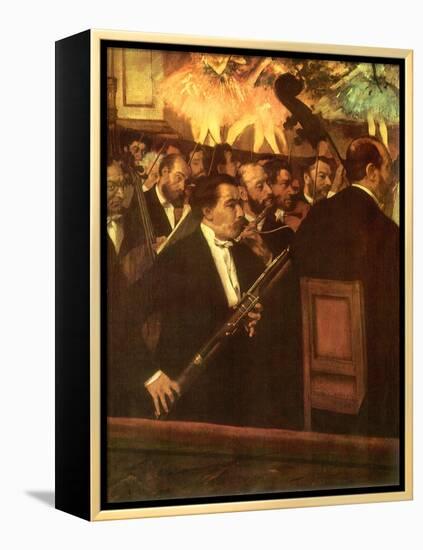 The Orchestra of the Opera, 1868-Edgar Degas-Framed Premier Image Canvas