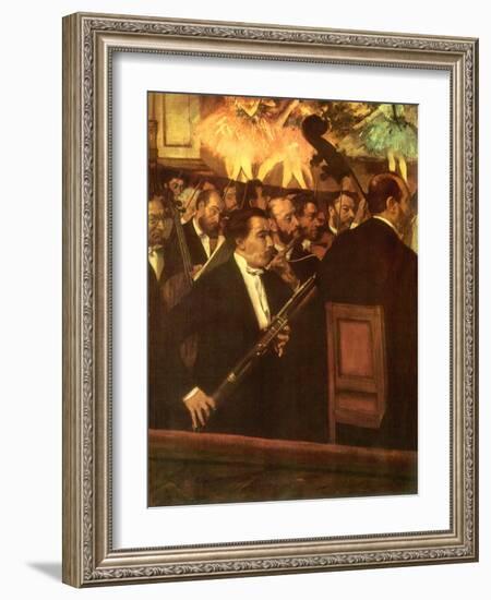 The Orchestra of the Opera, 1868-Edgar Degas-Framed Giclee Print