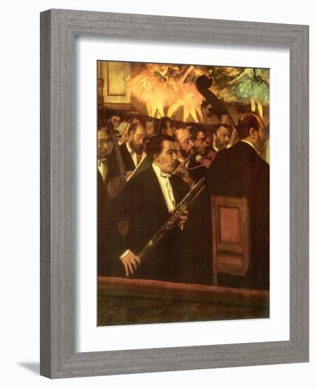 The Orchestra of the Opera, 1868-Edgar Degas-Framed Giclee Print