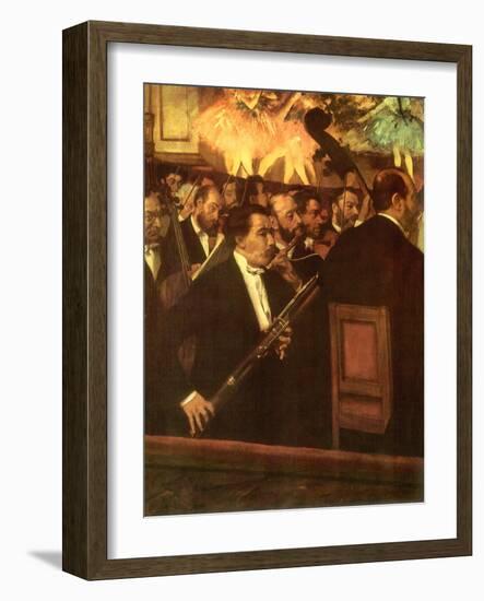 The Orchestra of the Opera, 1868-Edgar Degas-Framed Giclee Print