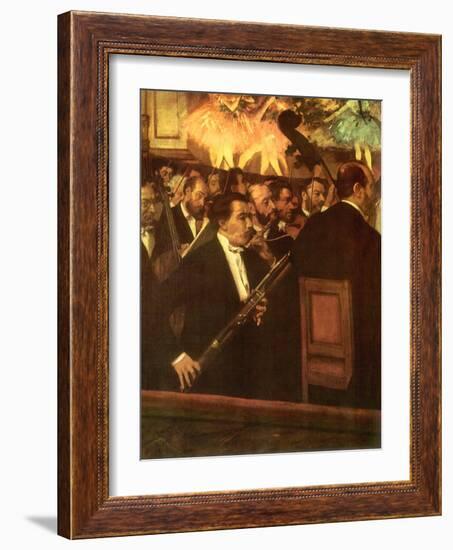 The Orchestra of the Opera, 1868-Edgar Degas-Framed Giclee Print