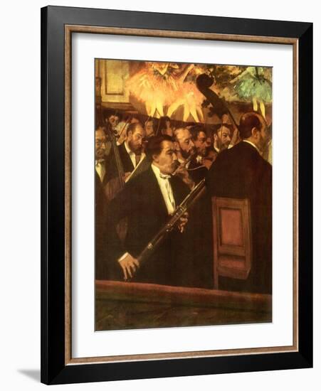 The Orchestra of the Opera, 1868-Edgar Degas-Framed Giclee Print