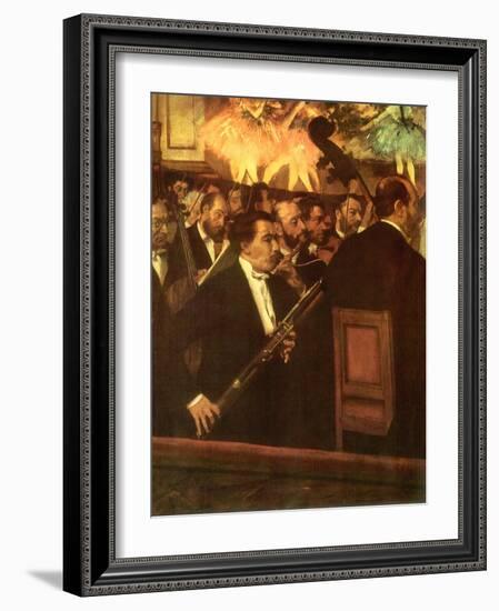 The Orchestra of the Opera, 1868-Edgar Degas-Framed Giclee Print