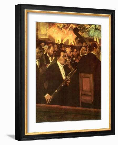 The Orchestra of the Opera, 1868-Edgar Degas-Framed Giclee Print