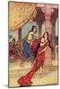 The Ordeal of Queen Draupadi-Warwick Goble-Mounted Giclee Print