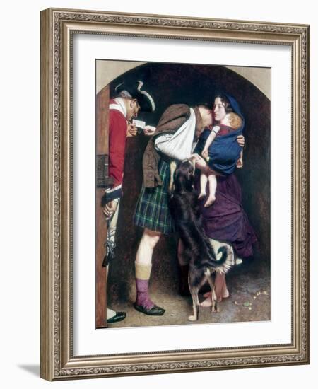 The Order of Release, 1746, 1852-1853-John Everett Millais-Framed Giclee Print