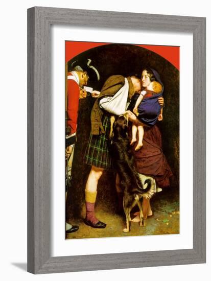 The Order of Release 1746-John Everett Millais-Framed Art Print