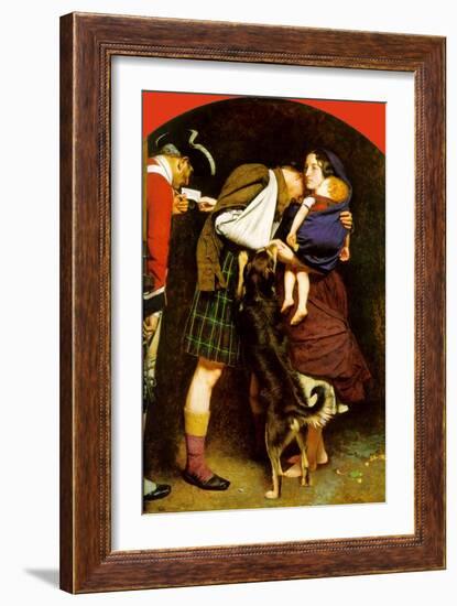 The Order of Release 1746-John Everett Millais-Framed Art Print