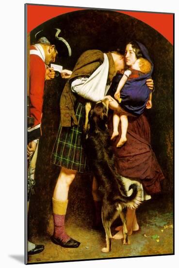 The Order of Release 1746-John Everett Millais-Mounted Art Print