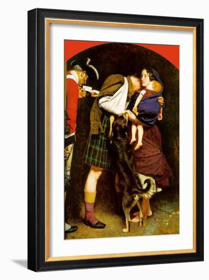 The Order of Release 1746-John Everett Millais-Framed Art Print