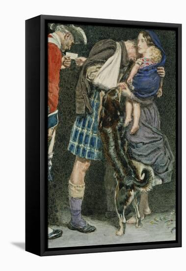 The Order of Release-John Everett Millais-Framed Premier Image Canvas