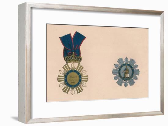 'The Order of St. Ferdinand and of Merit', c19th century-Unknown-Framed Giclee Print