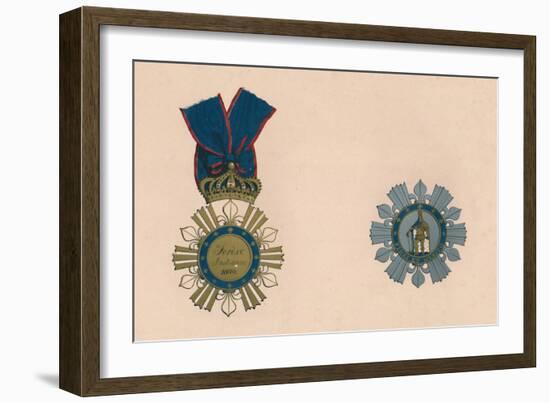 'The Order of St. Ferdinand and of Merit', c19th century-Unknown-Framed Giclee Print