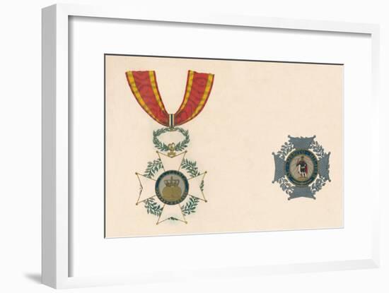 'The Order of St. Ferdinand of Spain', c19th century-Unknown-Framed Giclee Print