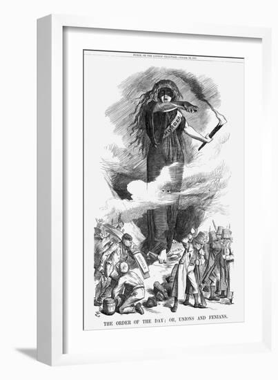 The Order of the Day; Or, Unions and Fenians, 1867-John Tenniel-Framed Giclee Print