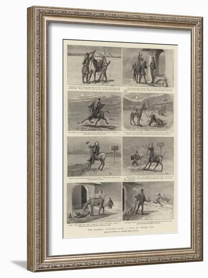 The Orderly Officer's Mule, a Tale of Indian Life-null-Framed Giclee Print