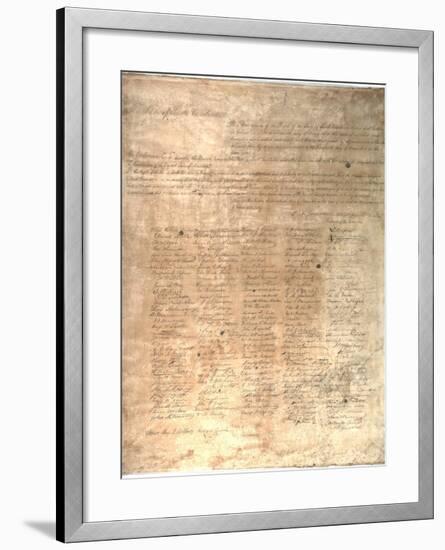 The Ordinance of Secession for the State of South Carolina, 1861-null-Framed Giclee Print