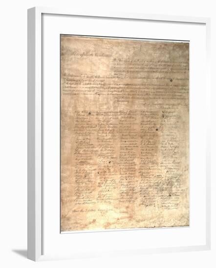 The Ordinance of Secession for the State of South Carolina, 1861-null-Framed Giclee Print